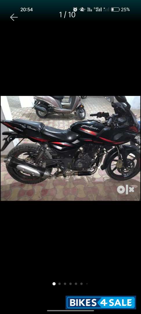 Red & Black Bajaj Pulsar 220 DTSi