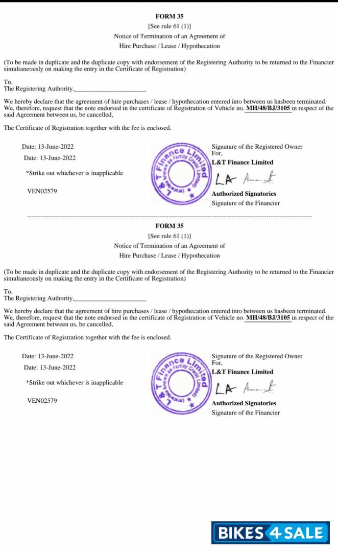 Red & Black Bajaj Pulsar 220 DTSi