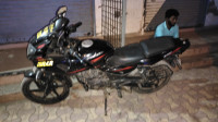 Red & Black Bajaj Pulsar 220 DTSi