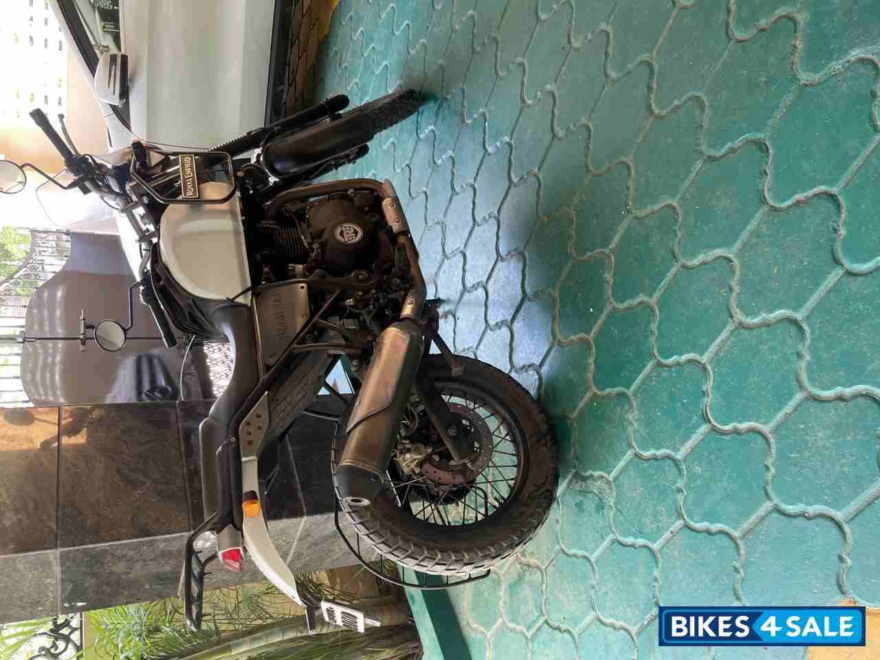 White Royal Enfield Himalayan