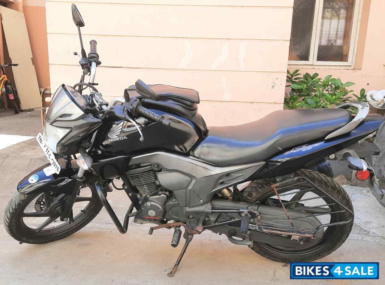 Black Honda CB Trigger