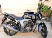 Black Honda CB Trigger