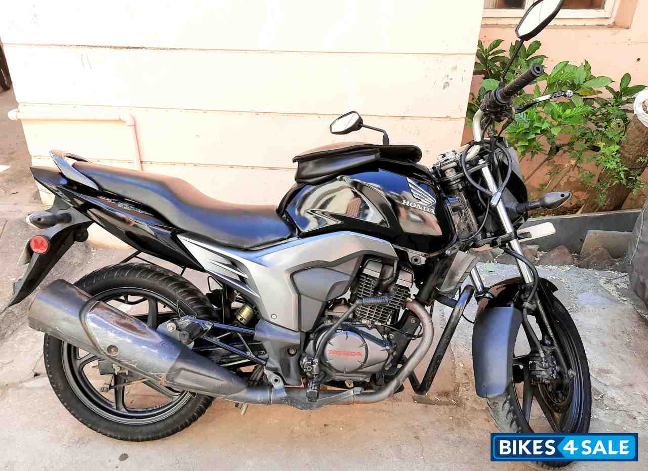 Black Honda CB Trigger