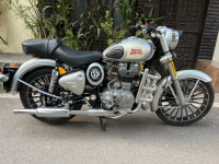 Silver Royal Enfield Classic 350