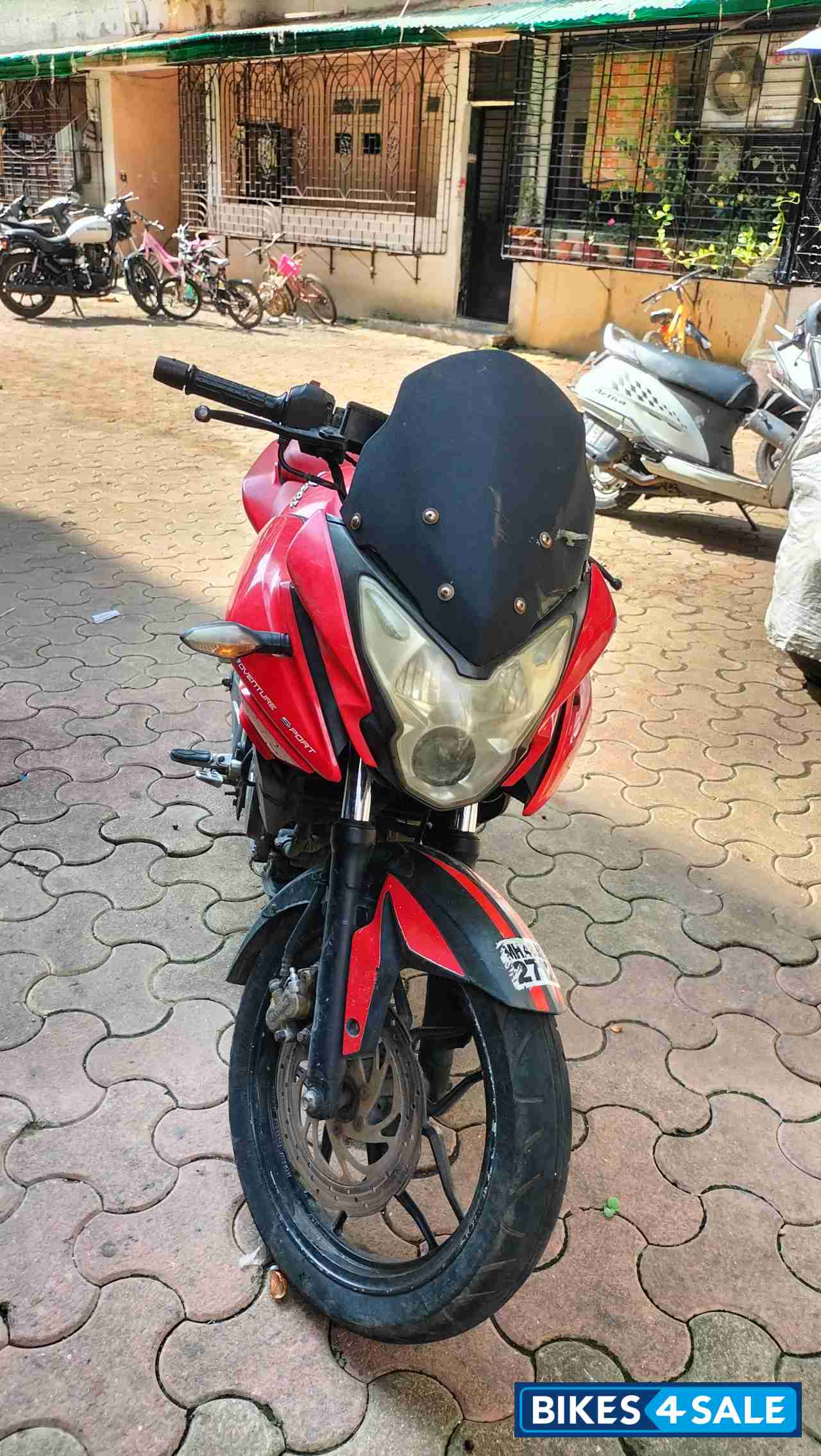 Red Bajaj Pulsar AS 200