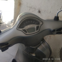 Silver Vespa VXL 125
