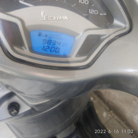 Silver Vespa VXL 125