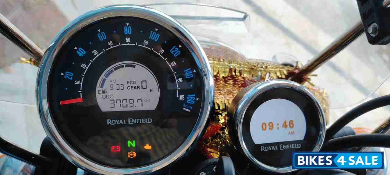 Blue Royal Enfield Meteor 350 Supernova