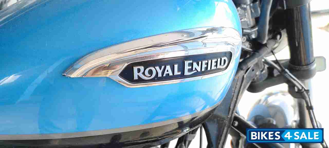 Blue Royal Enfield Meteor 350 Supernova