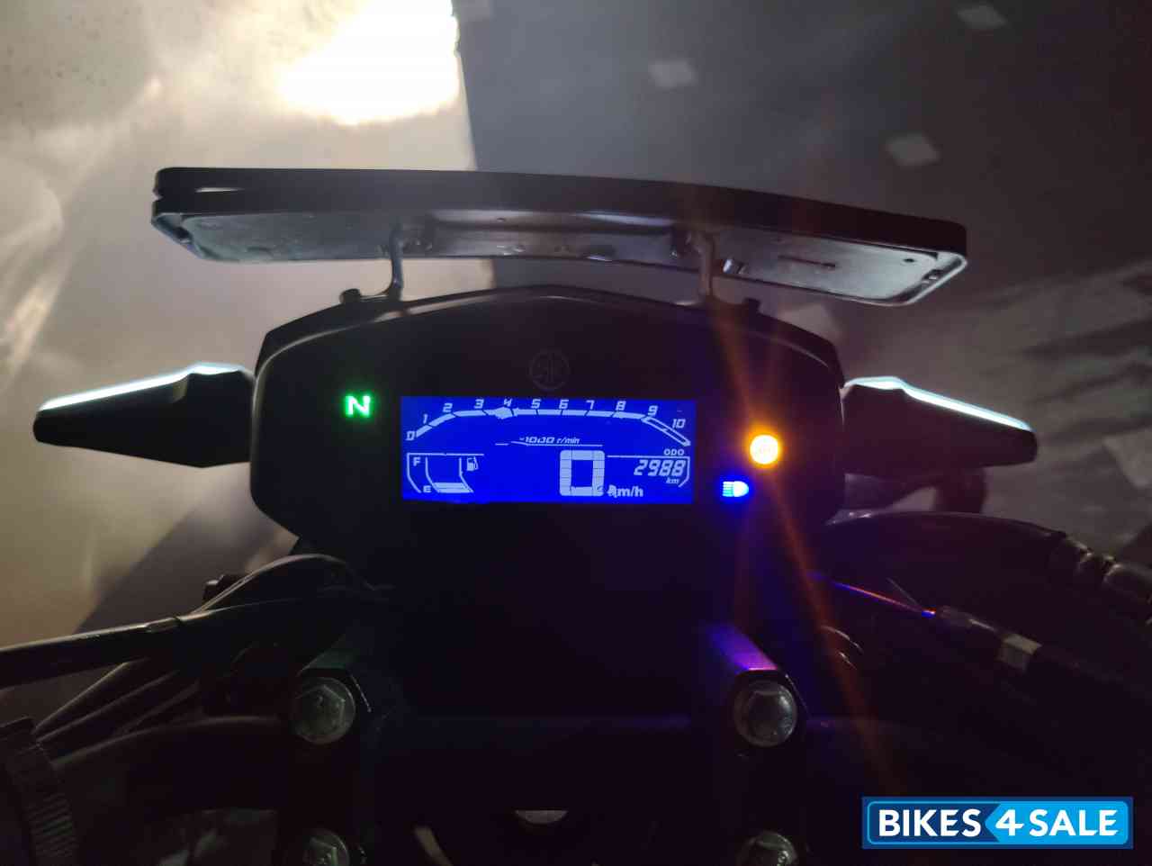 Dark Grey Yamaha FZ-S FI V3 BS6