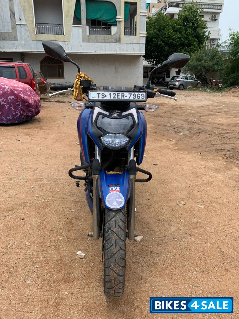 Matt Blue TVS Apache RTR 200 4V ABS Race Edition 2.0