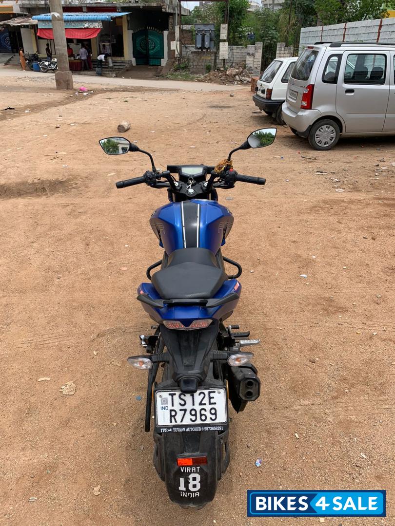 Matt Blue TVS Apache RTR 200 4V ABS Race Edition 2.0