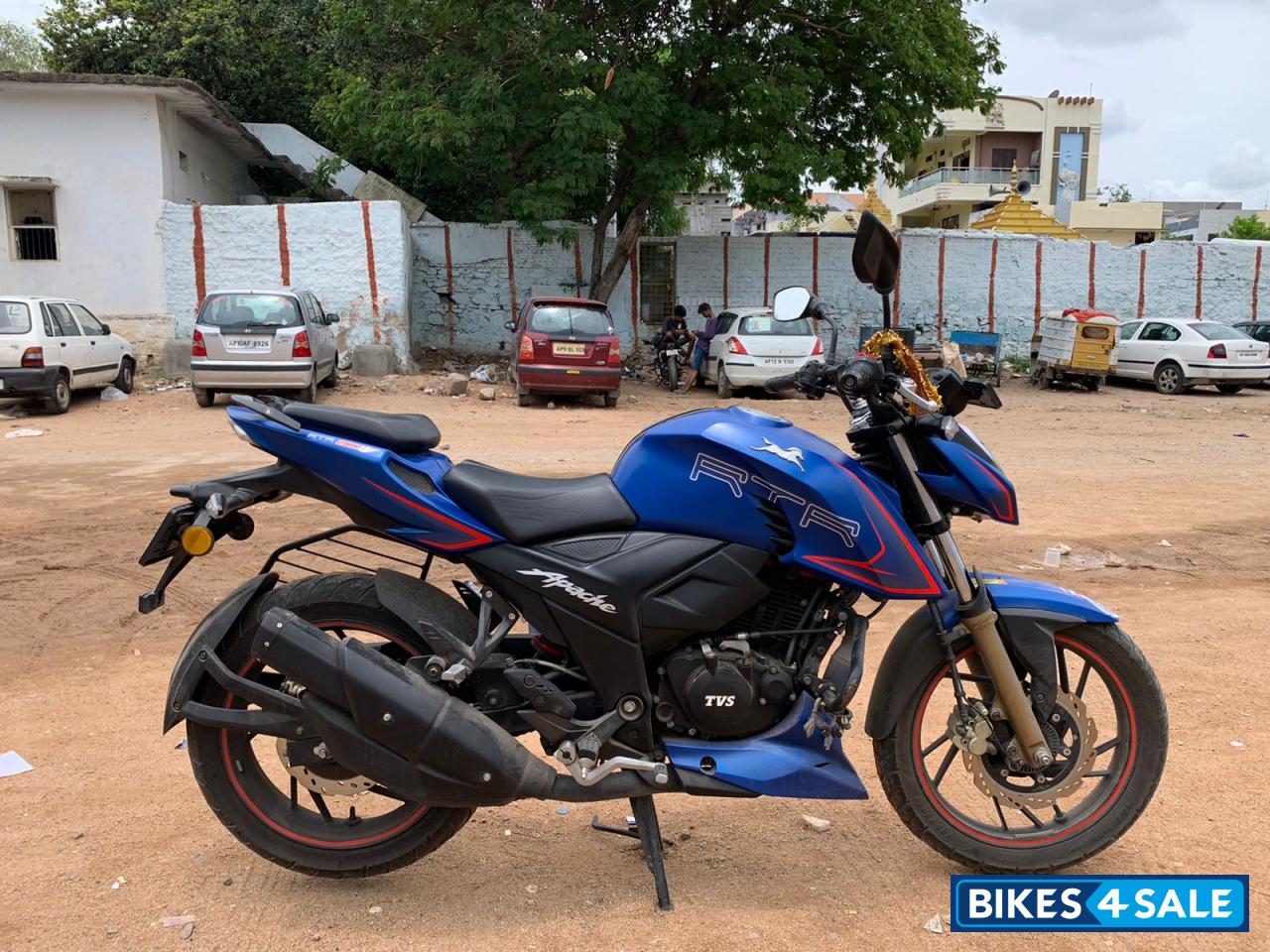 Matt Blue TVS Apache RTR 200 4V ABS Race Edition 2.0