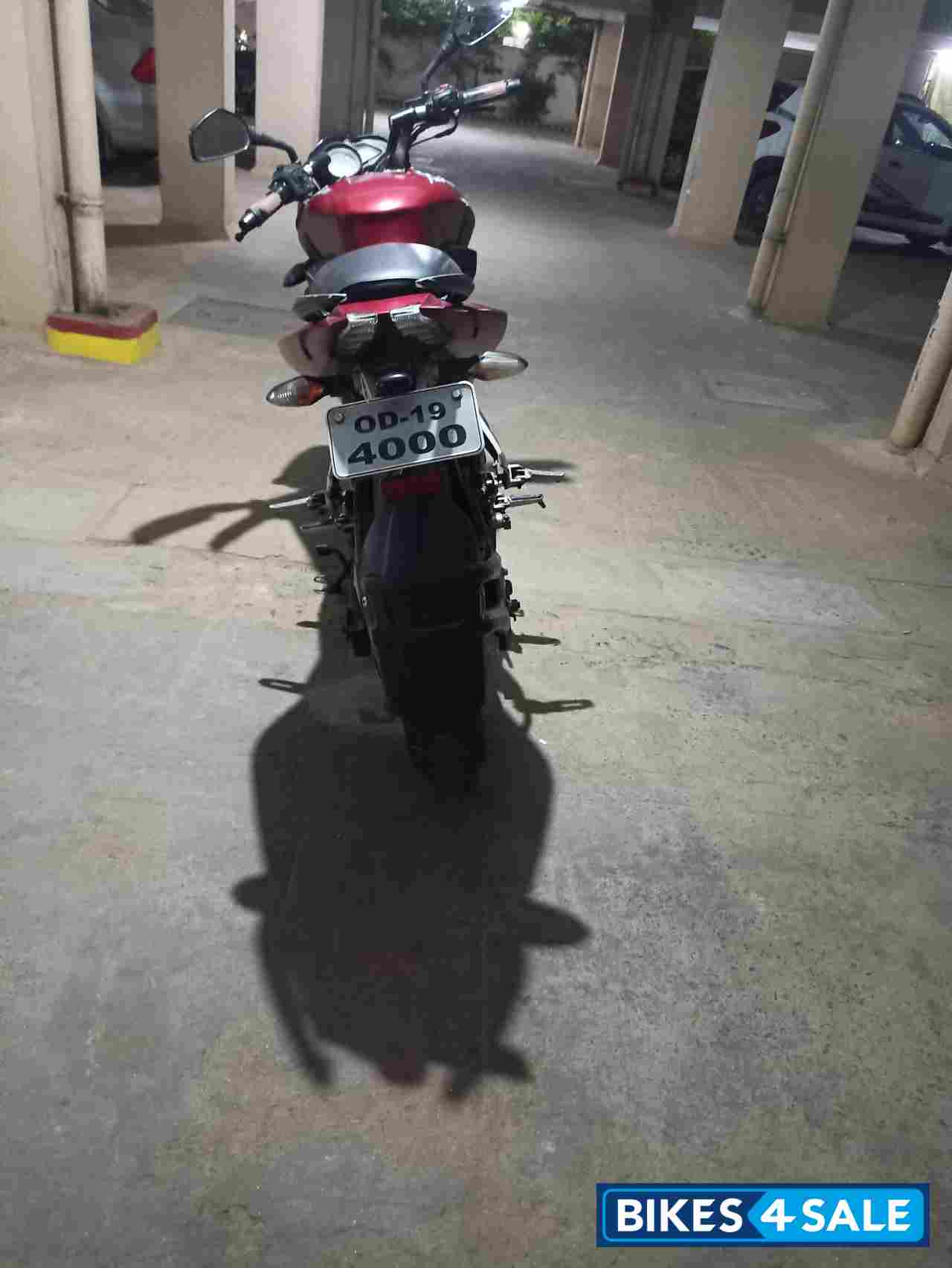 Matte Red Bajaj Pulsar 200 NS