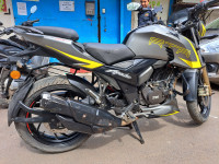 Matte Grey & Yellow TVS Apache RTR 200 4V