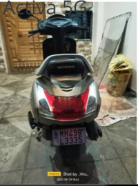 Grey Honda Activa 5G