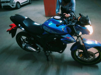 Blue And Black Suzuki Gixxer ABS