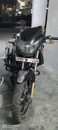 Matte Black TVS Apache RTR 180
