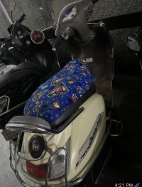 Sunlight Ivory TVS Jupiter Classic