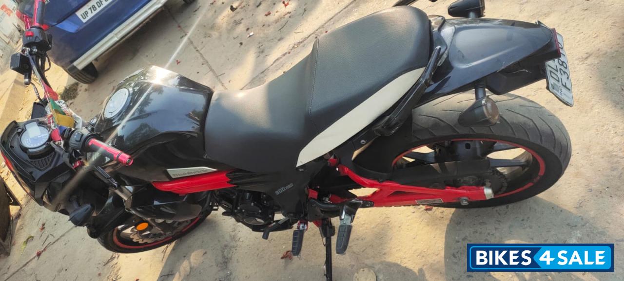 Black And Red Mahindra Mojo 300 ABS BS6