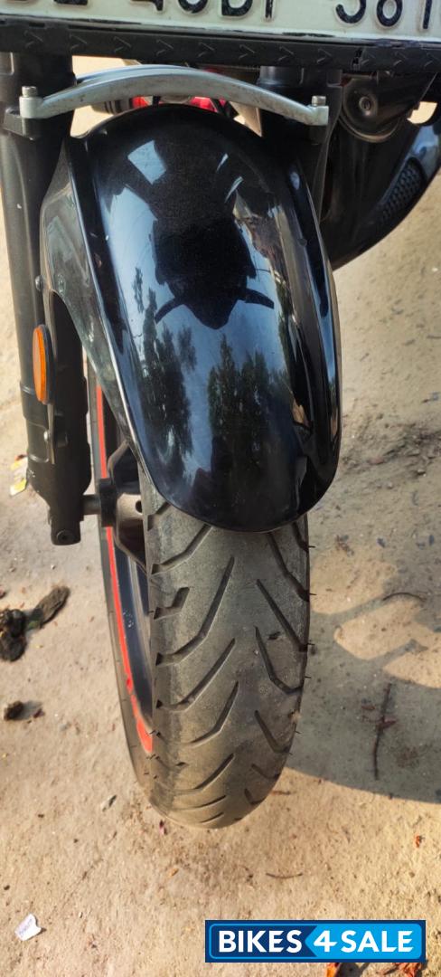 Black And Red Mahindra Mojo 300 ABS BS6