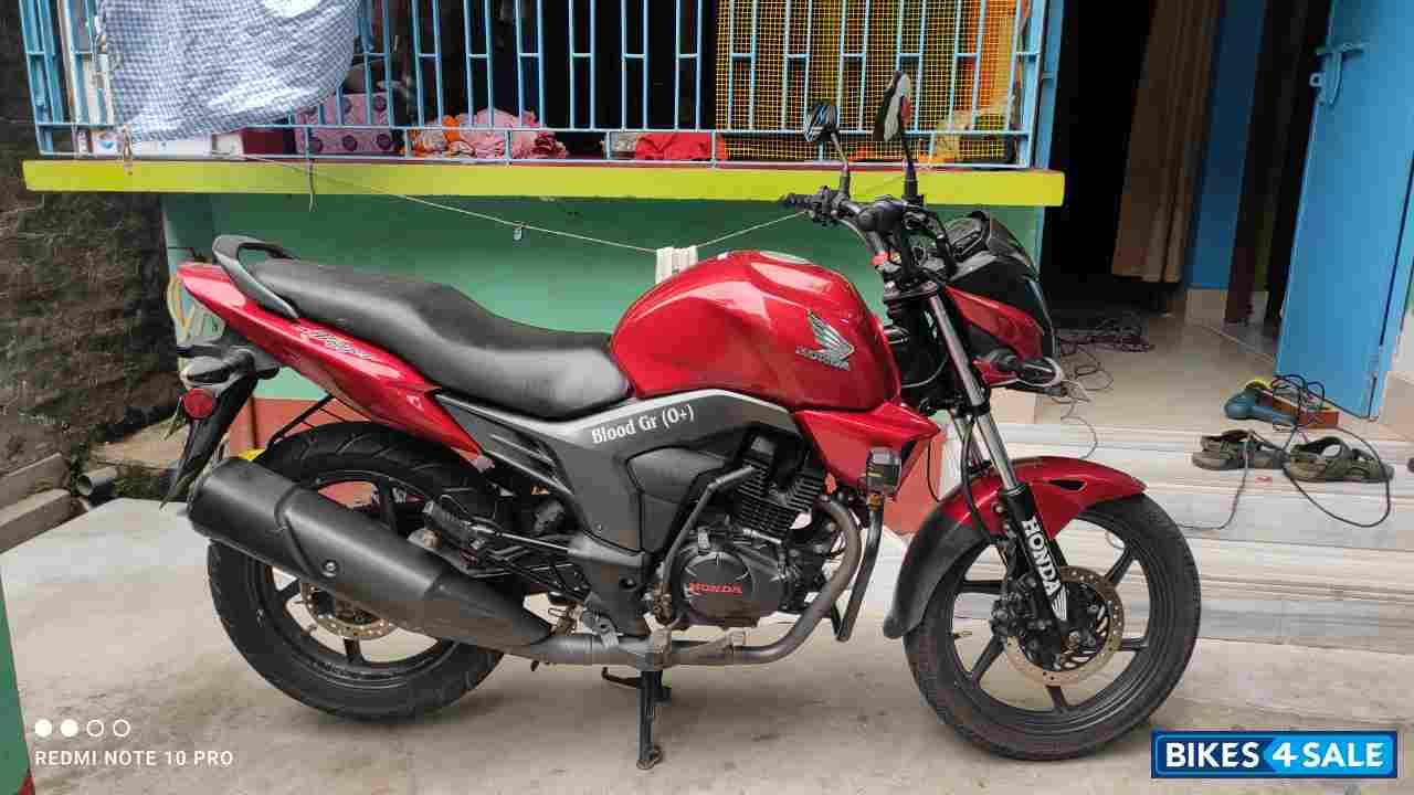 Red Honda CB Trigger