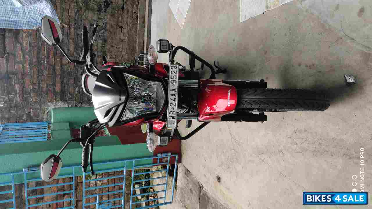 Red Honda CB Trigger