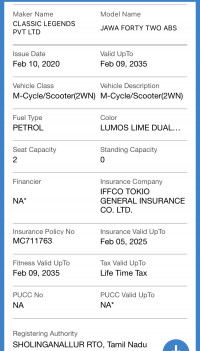 Luminous Lime Jawa forty two