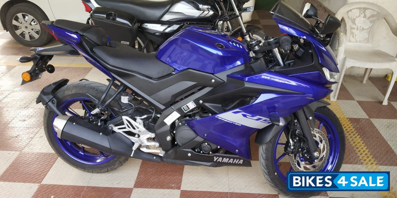 Racing Blue Yamaha YZF R15 V3 BS6