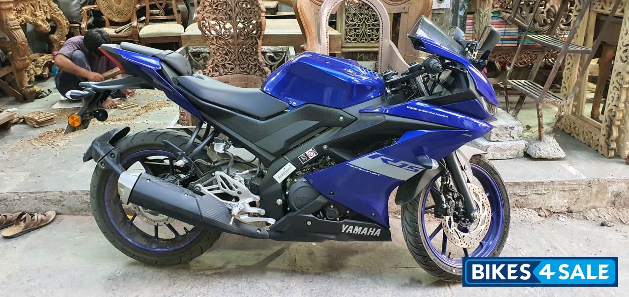 Racing Blue Yamaha YZF R15 V3 BS6