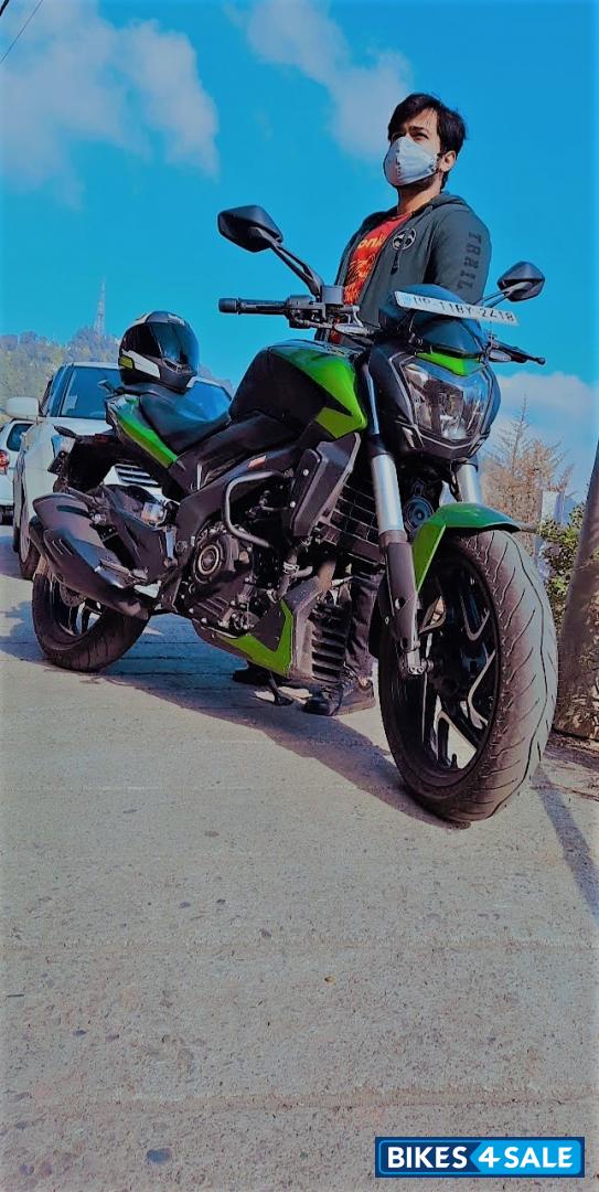 Green Bajaj Dominar 400 ABS BS6