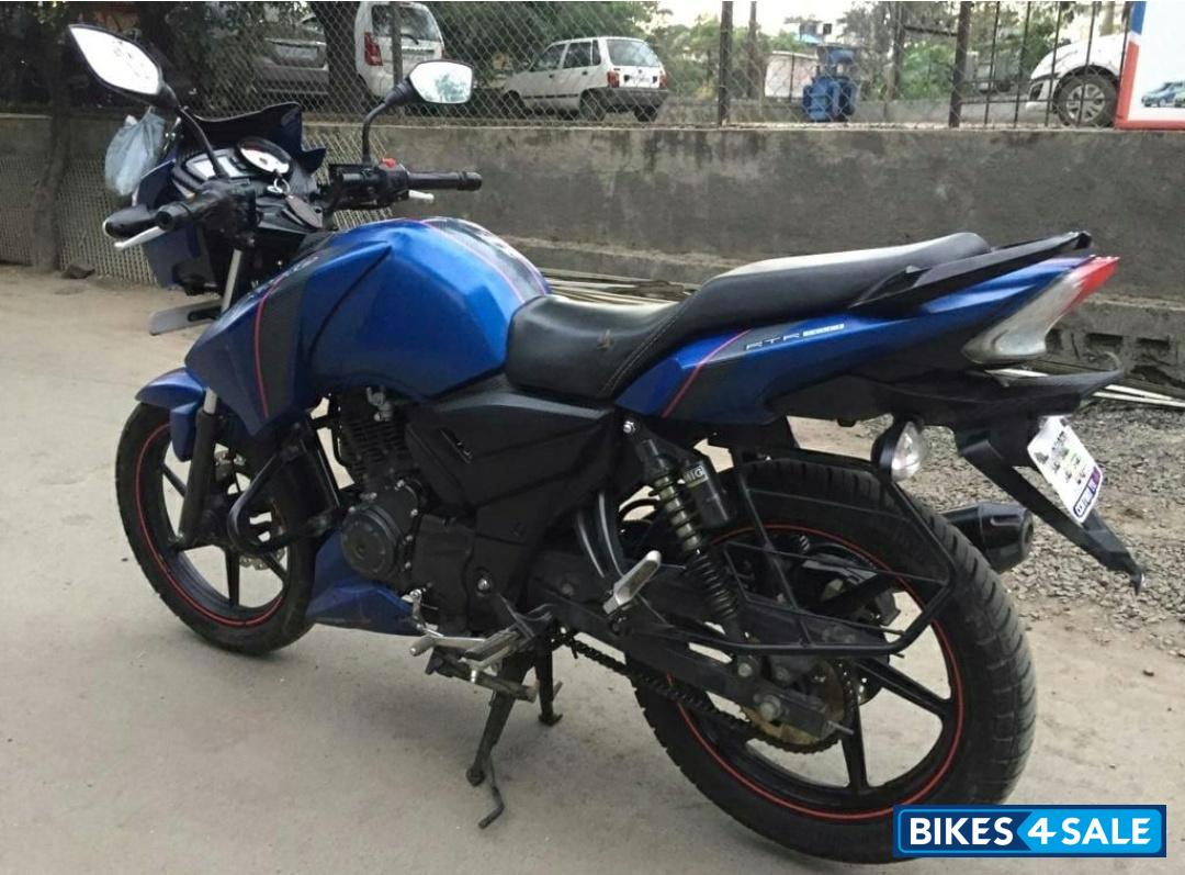 Dark Blue TVS Apache RTR 160