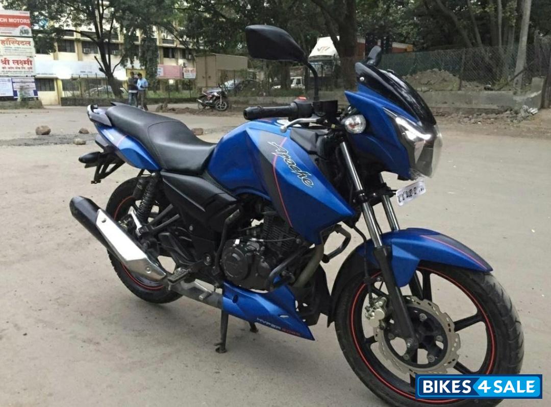 Dark Blue TVS Apache RTR 160