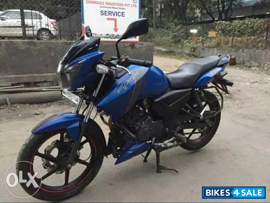 Dark Blue TVS Apache RTR 160