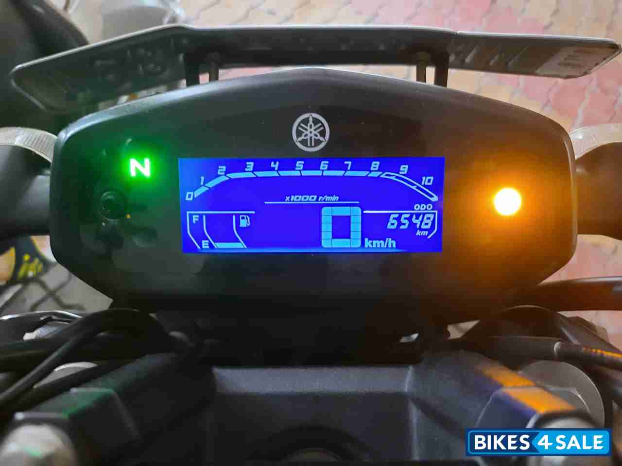 Matt Black Yamaha FZ-S FI V3 BS6