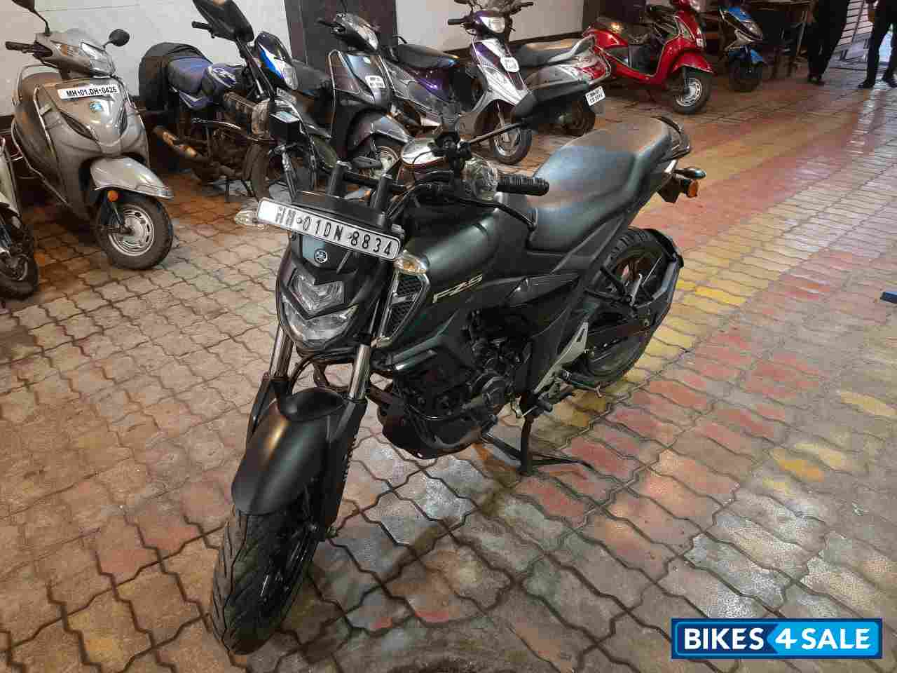 Matt Black Yamaha FZ-S FI V3 BS6