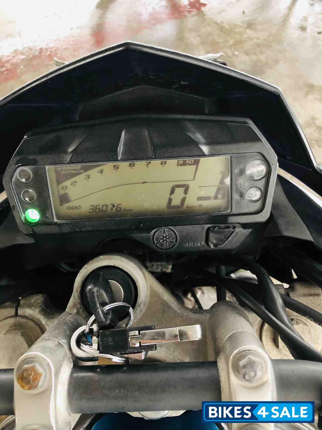 Mat Black Yamaha FZ-S