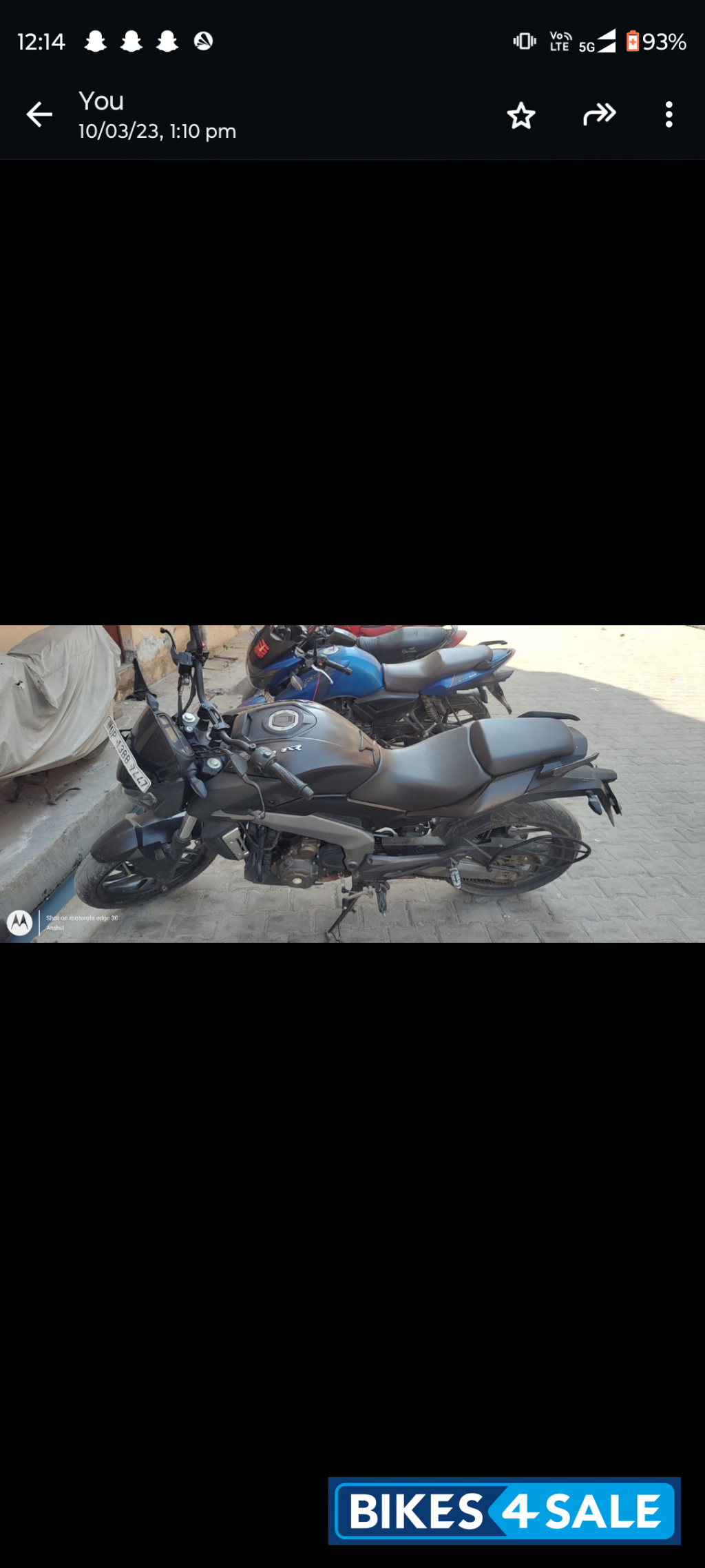 Twilight Plum Bajaj Dominar 400