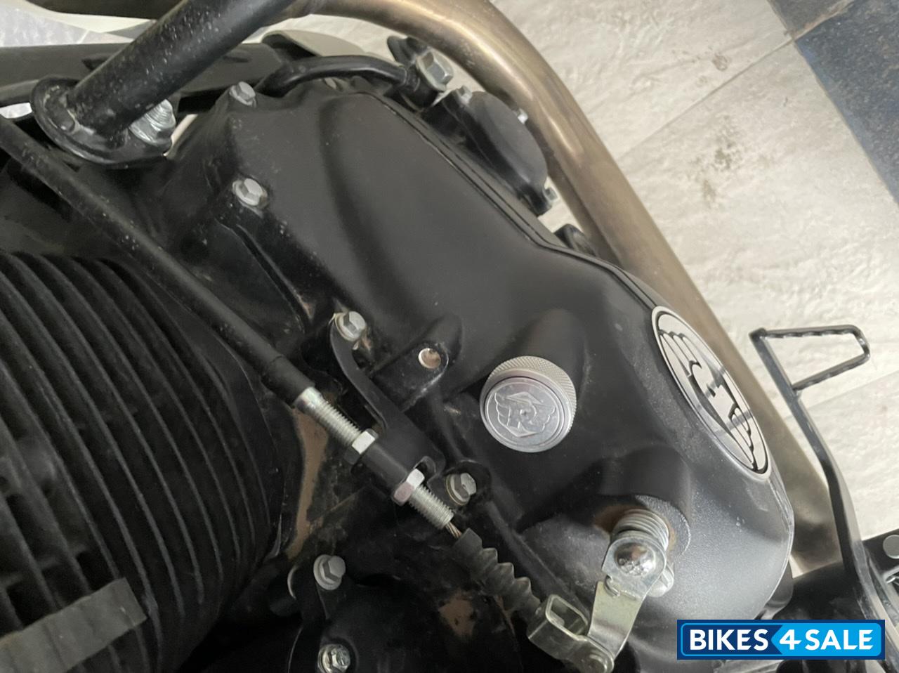 White Royal Enfield Scram 411