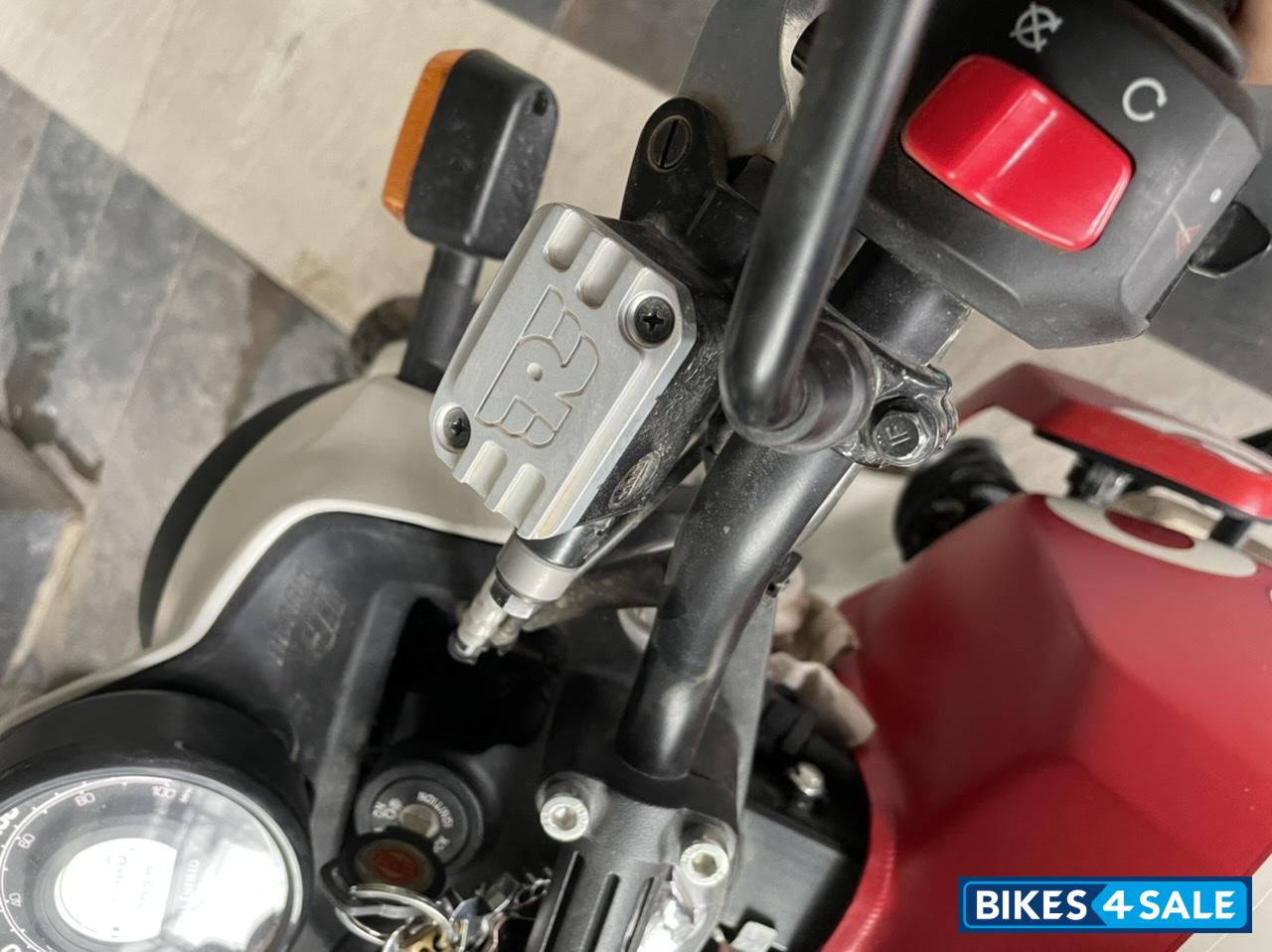 White Royal Enfield Scram 411