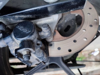 Blue Suzuki Gixxer SF