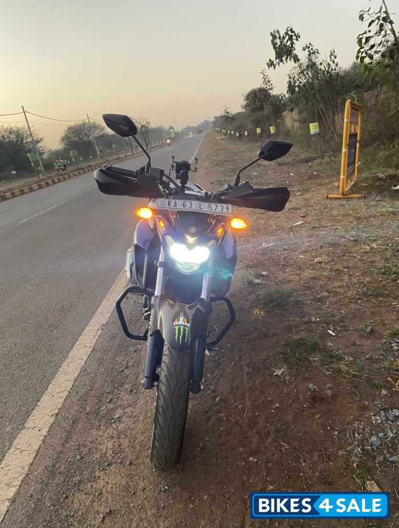 Black Yamaha FZ25 Monster Energy MotoGP Edition