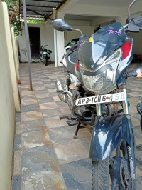 Black And Red Bajaj Discover