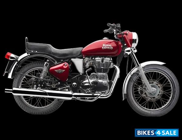 Red Royal Enfield Bullet 350 Twinspark