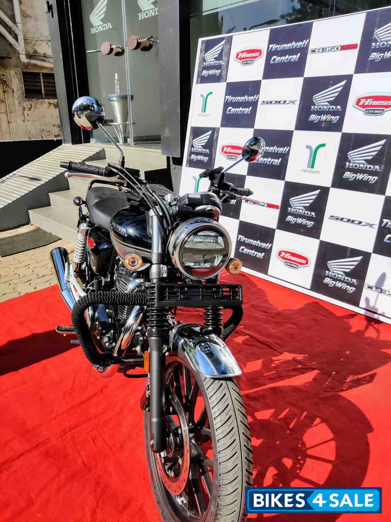 Black And Silver Honda Hness CB350 DLX Pro