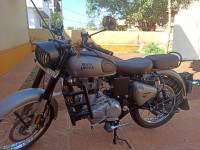 Gun Metal Grey Royal Enfield Classic 350 Dual Channel BS6