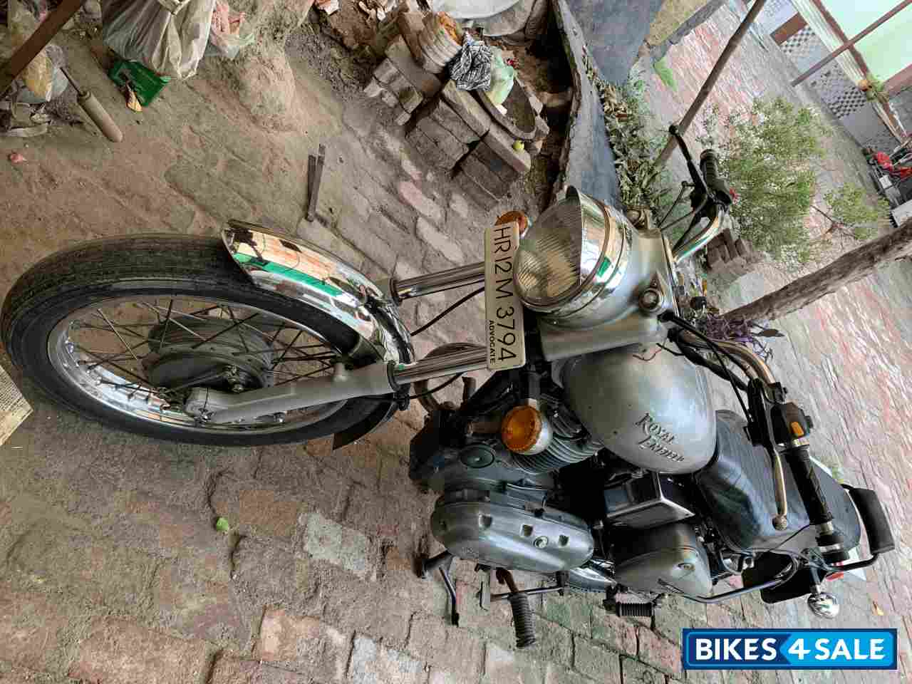 Silver Royal Enfield Classic 350