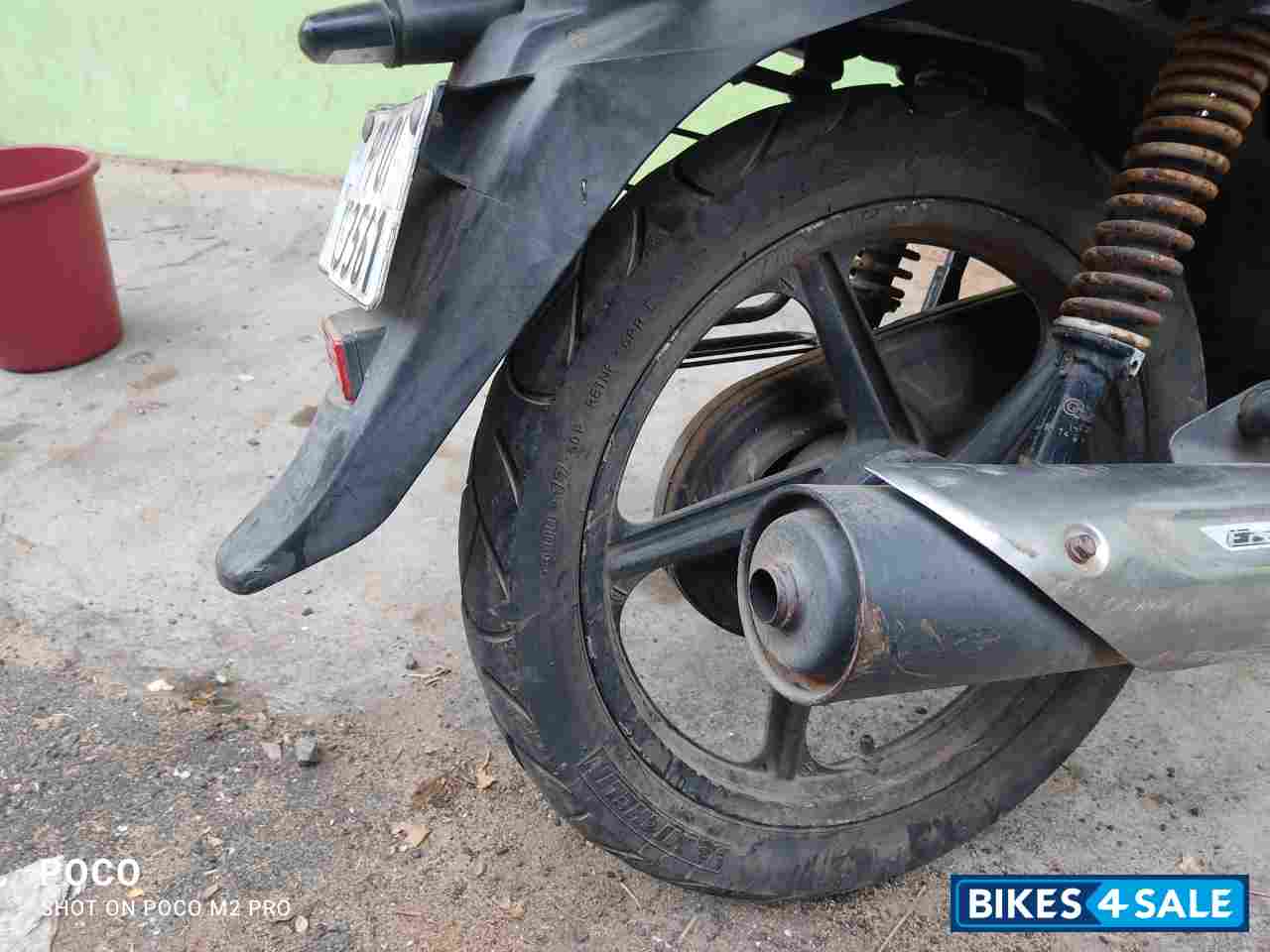 Black TVS Star City Plus