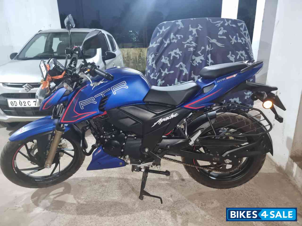 Mate Blue TVS Apache RTR 200 4V 2022