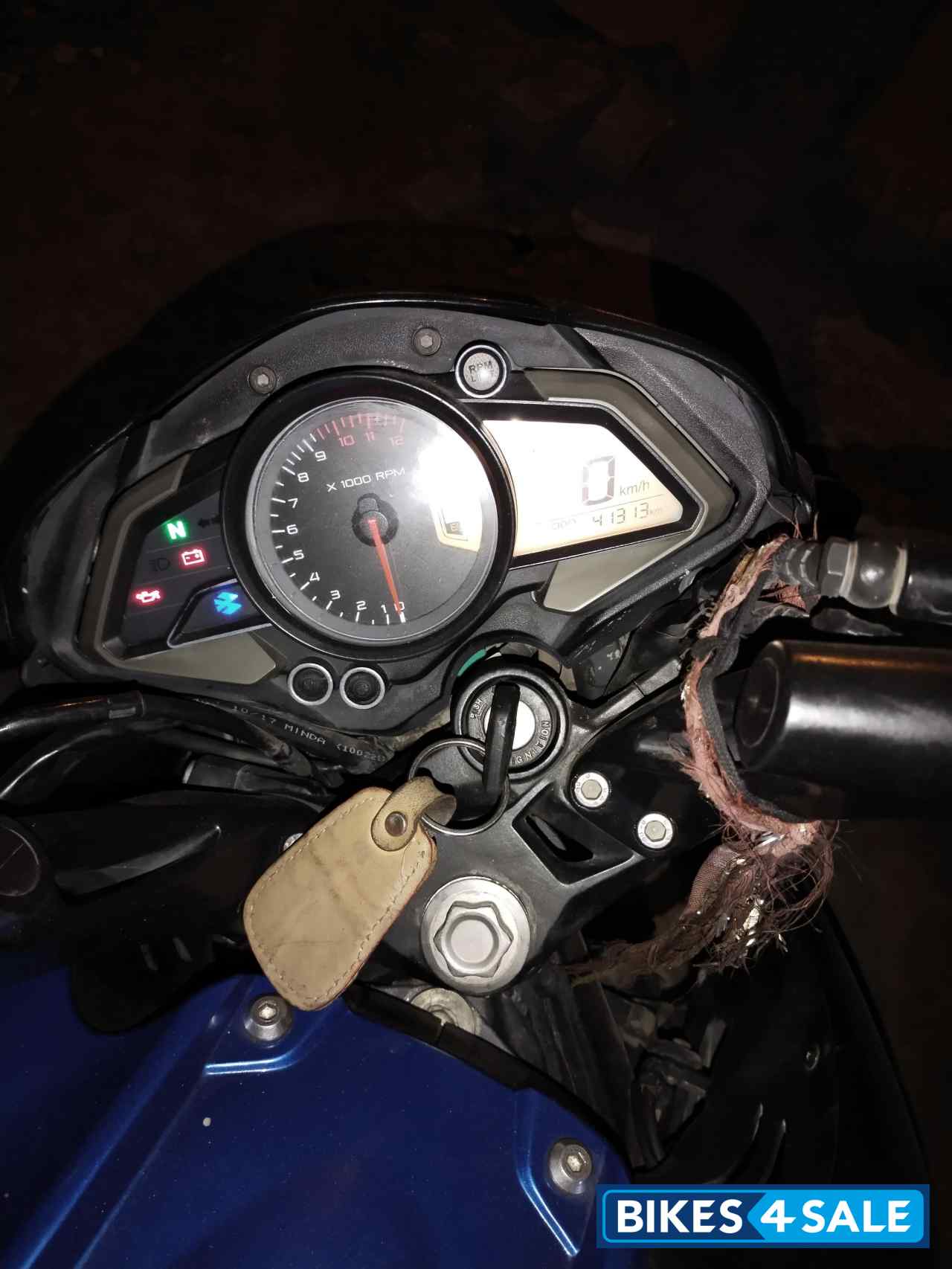 Saffron Blue Bajaj Pulsar NS 160